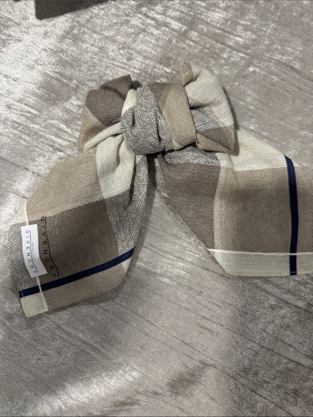Givenchy  Beige & Cream with Navy Trim